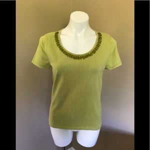 Kasper Short Sleeve Sweater